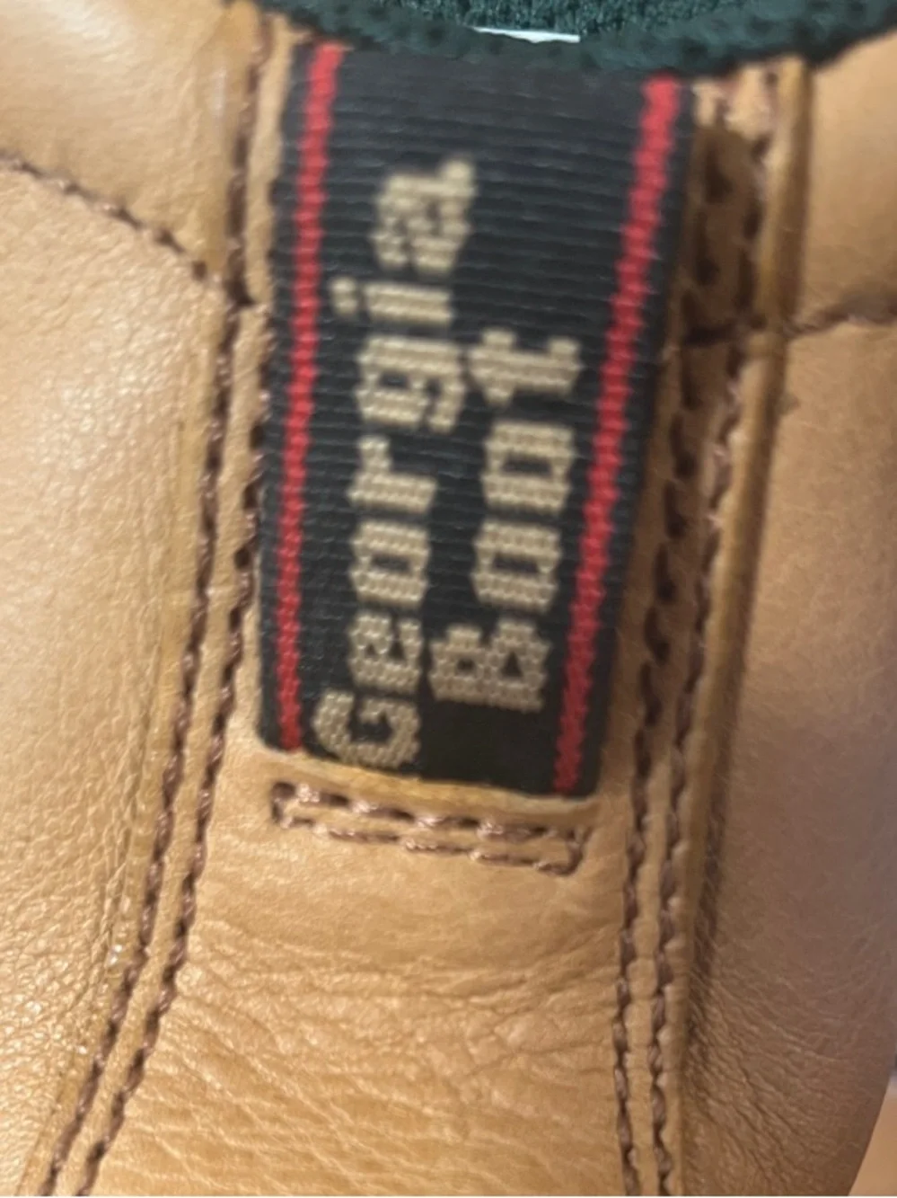 Georgia Boot Kids Brown Lace-Up Rain & Snow Boots with Yellow Laces
